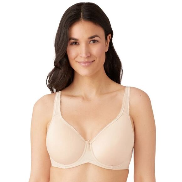 Wacoal Women 38C Sand Beige Basic Beauty Spacer Comfort Underwire T-shirt Bra - Picture 1 of 8